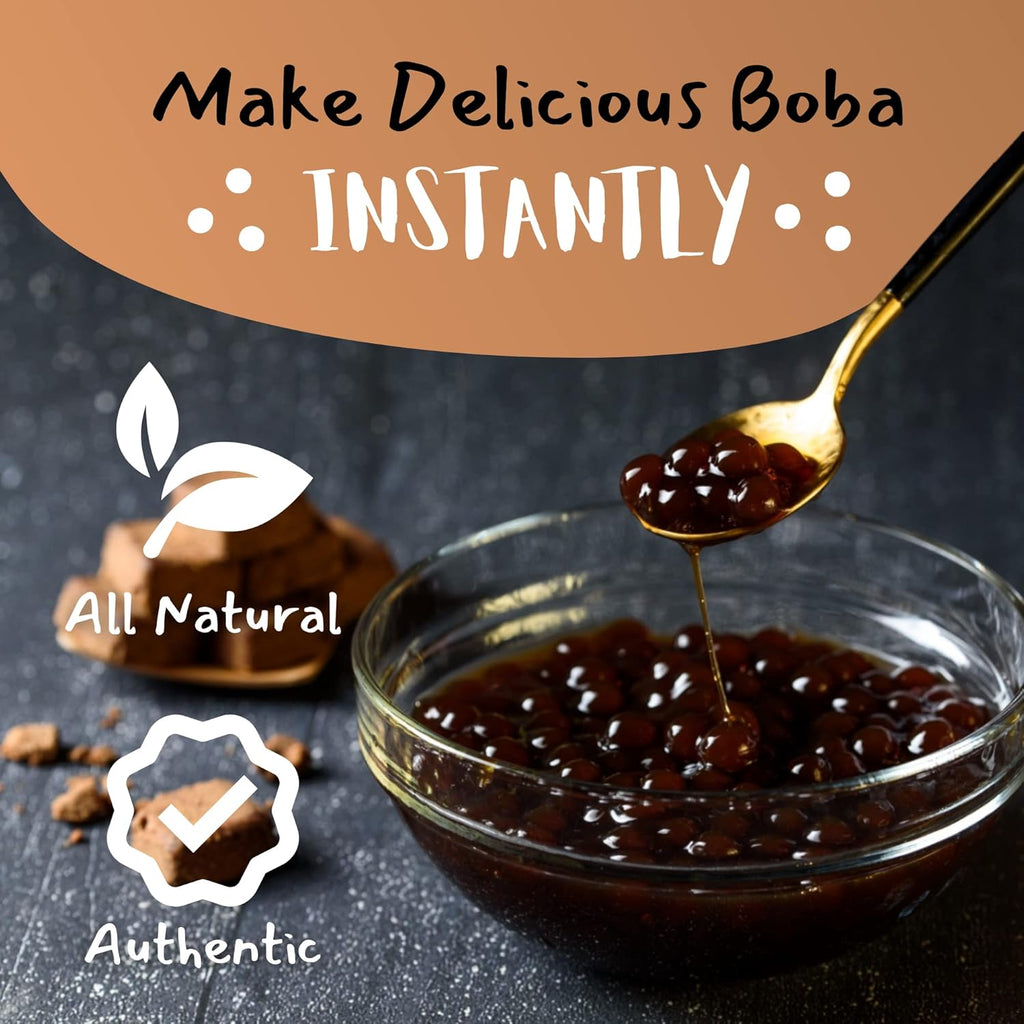Instant Tapioca Pearls for Bubble Tea & Milk 6 servings - 1 Pack