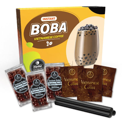 Vietnamese Coffee with Instant Boba - 3 Packs