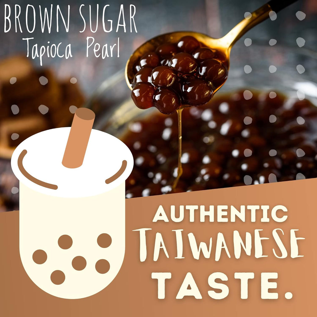 Instant Tapioca Pearls for Bubble Tea & Milk 6 servings - 1 Pack